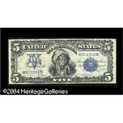 Fr. 271 $5 1899 Silver Certificate About Uncirculated. Fr. 271 $5 1899 Silver Certificate Fine.