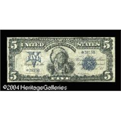 Fr. 274 $5 1899 Silver Certificate Fine. Fr. 274 $5 1899 Silver Certificate Star Note Fine.