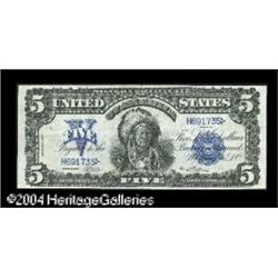 Fr. 276 $5 1899 Silver Certificate Choice Extremely Fin Fr. 276 $5 1899 Silver Certificate Choice Ex