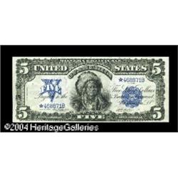 Fr. 277 $5 1899 Silver Certificate Star Note Gem New. Fr. 277 $5 1899 Silver Certificate Star Note G
