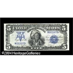 Fr. 277 $5 1899 Silver Certificate Extremely Fine. Huge Fr. 277 $5 1899 Silver Certificate Extremely