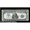 Image 1 : Fr. 277 $5 1899 Silver Certificate Extremely Fine. Huge Fr. 277 $5 1899 Silver Certificate Extremely