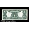 Image 2 : Fr. 277 $5 1899 Silver Certificate Extremely Fine. Huge Fr. 277 $5 1899 Silver Certificate Extremely
