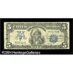 Fr. 278 $5 1899 Silver Certificate Star Note Fine. A m Fr. 278 $5 1899 Silver Certificate Star Note 