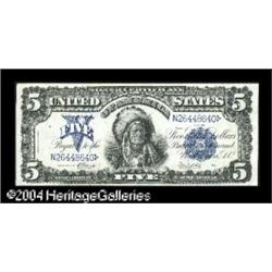 Germany-Bavaria, Fr. 280 $5 1899 Silver Certificate Superb Gem New. An u Fr. 280 $5 1899 Silver Cert