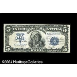 Germany-Bavaria, Fr. 280 $5 1899 Silver Certificate About New. A lovely, Fr. 280 $5 1899 Silver Cert