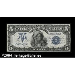 Germany-Bavaria, Fr. 281 $5 1899 Silver Certificate Gem New.Bright, fres Fr. 281 $5 1899 Silver Cert