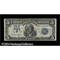 Germany-Bavaria, Fr. 281 $5 1899 Silver Certificate Fine-Very Fine. An u Fr. 281 $5 1899 Silver Cert