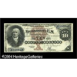 Fr. 289 $10 1880 Silver Certificate Superb Gem New. Thi Fr. 289 $10 1880 Silver Certificate Superb G