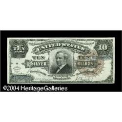 Fr. 295 $10 1886 Silver Certificate Choice About New. Fr. 295 $10 1886 Silver Certificate Choice Abo
