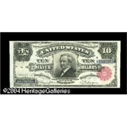 Germany, Fr. 299 $10 1891 Silver Certificate Superb Gem New. The Fr. 299 $10 1891 Silver Certificate