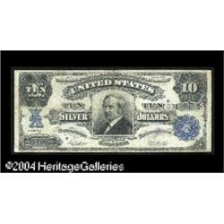 Fr. 304 $10 1908 Silver Certificate Very Fine. This is Fr. 304 $10 1908 Silver Certificate Fine.