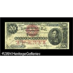 Fr. 307 $20 1878 Silver Certificate Fine. Fr. 307 is on Fr. 307 $20 1878 Silver Certificate Fine.
