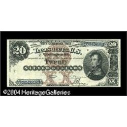 Fr. 311 $20 1880 Silver Certificate Choice Extremely Fr. 311 $20 1880 Silver Certificate Choice Extr
