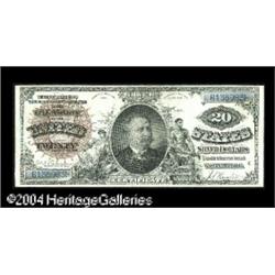 Fr. 314 $20 1886 Silver Certificate Very Fine. Only abo Fr. 314 $20 1886 Silver Certificate Very Fin