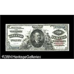 Fr. 317 $20 1891 Silver Certificate Extremely Fine-Abou Fr. 317 $20 1891 Silver Certificate Extremel