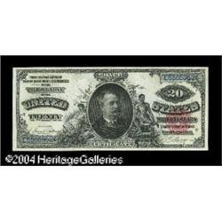 Fr. 318 $20 1891 Silver Certificate Extremely Fine. Hug Fr. 318 $20 1891 Silver Certificate Extremel