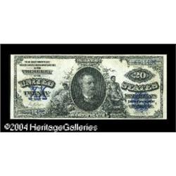Hong Kong, Fr. 321 $20 1891 Silver Certificate Very Choice New. Fr. 321 $20 1891 Silver Certificate 