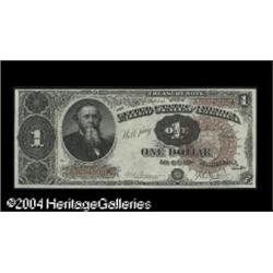 Fr. 347 $1 1890 Treasury Note Choice About New. Thi Fr. 347 $1 1890 Treasury Note Choice About New.