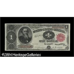 Fr. 350 $1 1891 Treasury Note Choice About New. By far Fr. 350 $1 1891 Treasury Note Choice About Ne