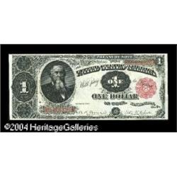 Fr. 352 $1 1891 Treasury Note Gem New. Very nicely marg Fr. 352 $1 1891 Treasury Note Gem New.