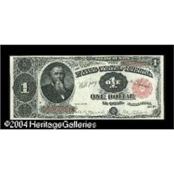 Fr. 352 $1 1891 Treasury Note Choice Extremely Fine. Bo Fr. 352 $1 1891 Treasury Note Choice Extreme