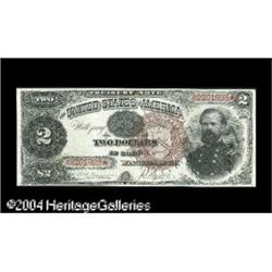 Fr. 353 $2 1890 Treasury Note Choice Extremely Fine. Fr. 353 $2 1890 Treasury Note Choice Extremely 