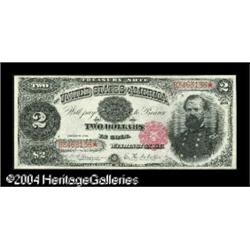 Fr. 356 $2 1891 Treasury Note Superb Gem New. This is t Fr. 356 $2 1891 Treasury Note Superb Gem New