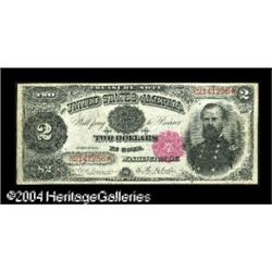 Fr. 356 $2 1891 Treasury Note Choice Very Fine. The Mc Fr. 356 $2 1891 Treasury Note Choice Very Fin