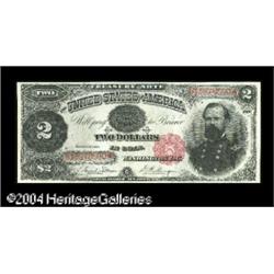 Fr. 357 $2 1891 Treasury Note Superb Gem New.Very, very Fr. 357 $2 1891 Treasury Note Superb Gem New