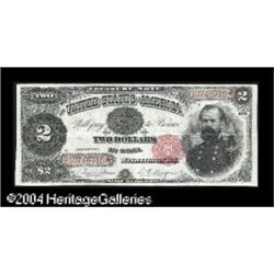 Fr. 357 $2 1891 Treasury Note Very Fine.This clearly or Fr. 357 $2 1891 Treasury Note Very Fine.