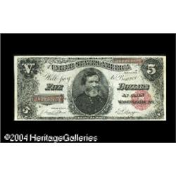 Fr. 363 $5 1891 Treasury Note Extremely Fine. Fresh Fr. 363 $5 1891 Treasury Note Extremely Fine.