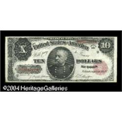 Fr. 370 $10 1891 Treasury Note Fine.The total census fo Fr. 370 $10 1891 Treasury Note Fine.