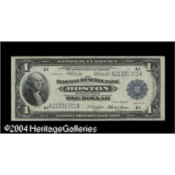 Fr. 710 $1 1918 Federal Reserve Bank Note About New. Fr. 710 $1 1918 Federal Reserve Bank Note About