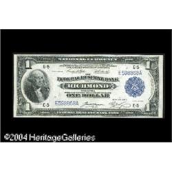 Fr. 721 $1 1918 Federal Reserve Bank Note Extremely F Fr. 721 $1 1918 Federal Reserve Bank Note Extr