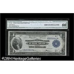 Fr. 728 $1 1918 Federal Reserve Bank Note CGA Gem Unc Fr. 728 $1 1918 Federal Reserve Bank Note CGA 