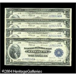 Fr. 738 $1 1918 Federal Reserve Bank Note Cut Sheet of Fr. 738 $1 1918 Federal Reserve Bank Note Cut
