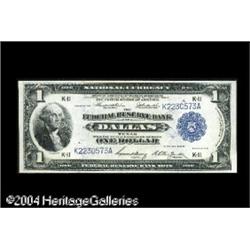 Fr. 740 $1 1918 Federal Reserve Bank Note Gem New. Fres Fr. 740 $1 1918 Federal Reserve Bank Note Ge