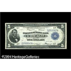 Fr. 794 $5 1918 Federal Reserve Bank Note Extremely Fin Fr. 794 $5 1918 Federal Reserve Bank Note Ex