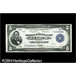 Fr. 796 $5 1918 Federal Reserve Bank Note Extremely Fin Fr. 796 $5 1918 Federal Reserve Bank Note Ex