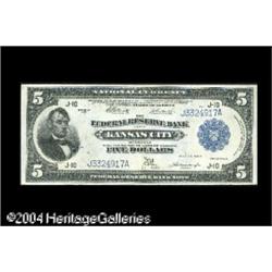 Fr. 804 $5 1918 Federal Reserve Bank Note Extremely F Fr. 804 $5 1918 Federal Reserve Bank Note Extr