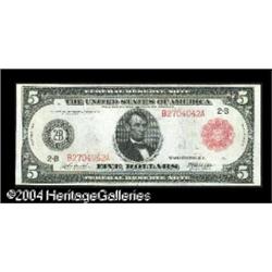 Fr. 833a $5 1914 Red Seal Federal Reserve Note Choice A Fr. 833a $5 1914 Red Seal Federal Reserve No
