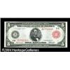 Image 1 : Fr. 833a $5 1914 Red Seal Federal Reserve Note Choice A Fr. 833a $5 1914 Red Seal Federal Reserve No