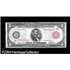 Image 1 : Fr. 833b $5 1914 Red Seal Federal Reserve Note Very Fin Fr. 833b $5 1914 Red Seal Federal Reserve No