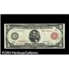 Image 1 : Fr. 833b $5 1914 Red Seal Federal Reserve Note Very F Fr. 833b $5 1914 Red Seal Federal Reserve Note