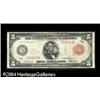 Image 1 : Fr. 838a $5 1914 Red Seal Federal Reserve Note Superb G Fr. 838a $5 1914 Red Seal Federal Reserve No