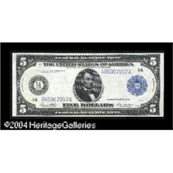 Fr. 847a $5 1914 Federal Reserve Note Very Choice New. Fr. 847a $5 1914 Federal Reserve Note Very Ch