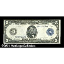 1914 $10 Federal Reserve Note, Fr-907b, Very Choice Cri Fr. 847b $10 1914 Federal Reserve Note Extre