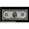 Image 1 : Fr. 850 $5 1914 Federal Reserve Note Choice New. A Fr. 850 $5 1914 Federal Reserve Note Choice New.
