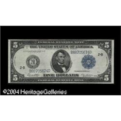Fr. 851c $5 1914 Federal Reserve Note Very Fine-Extrem Fr. 851c $5 1914 Federal Reserve Note New.